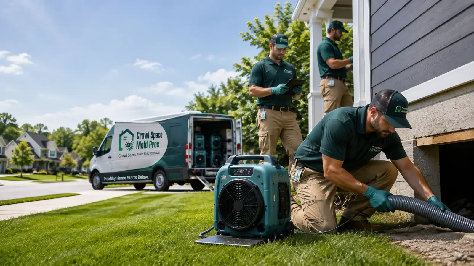 Crawl Space Mold Removal in Metaline, WA